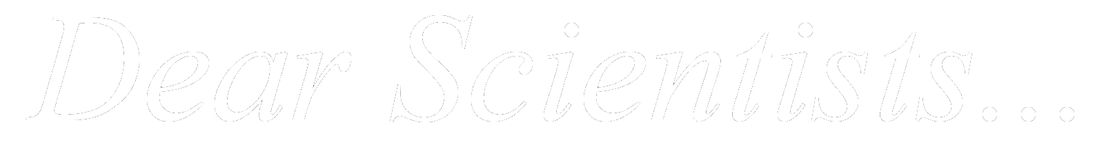 Dear Scientists logo